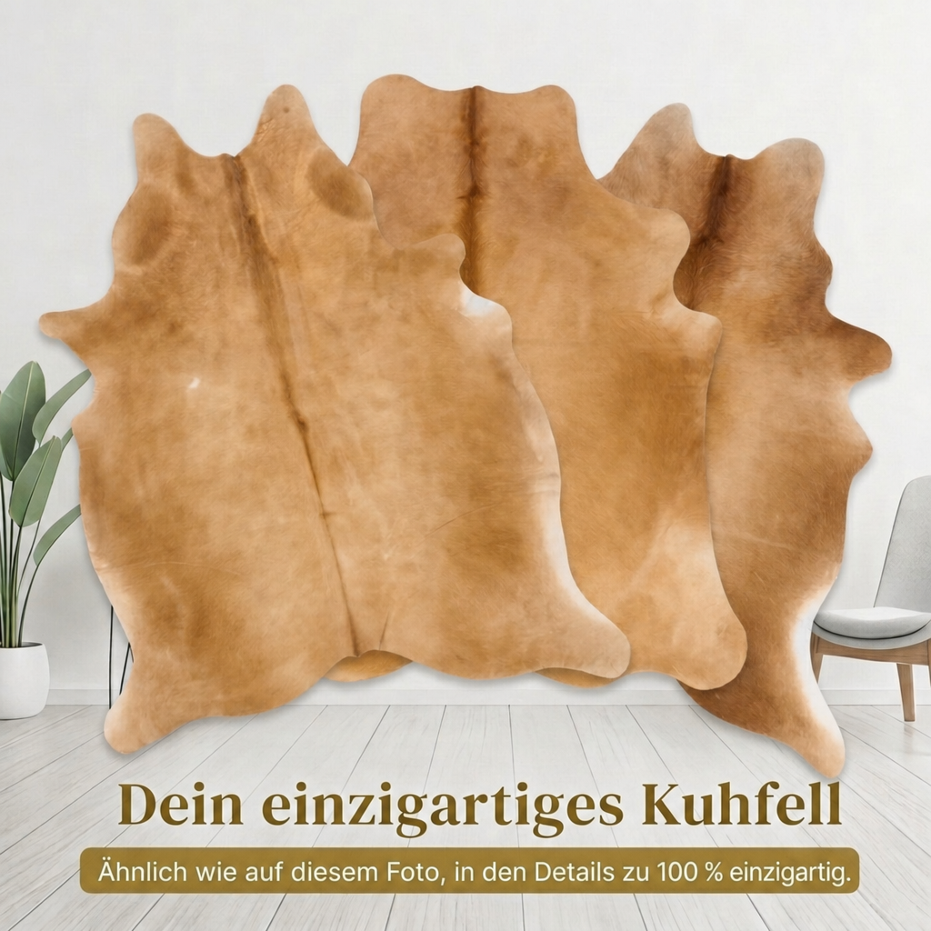 Kuhfell Braun - Bild 6