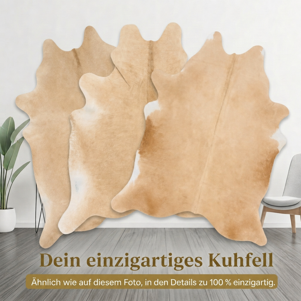 Kuhfell Beige - Bild 6