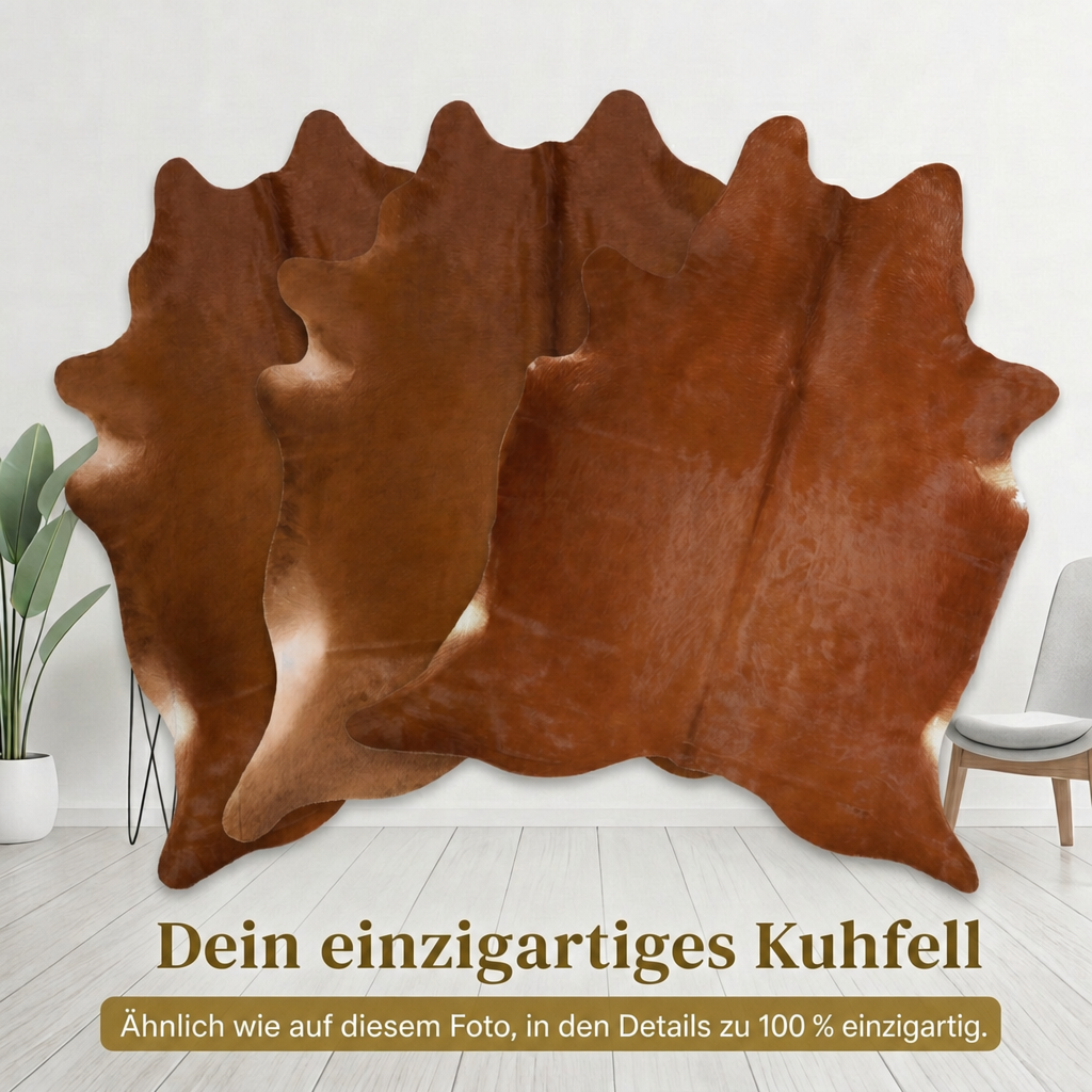 Kuhfell Rotbraun - Bild 6