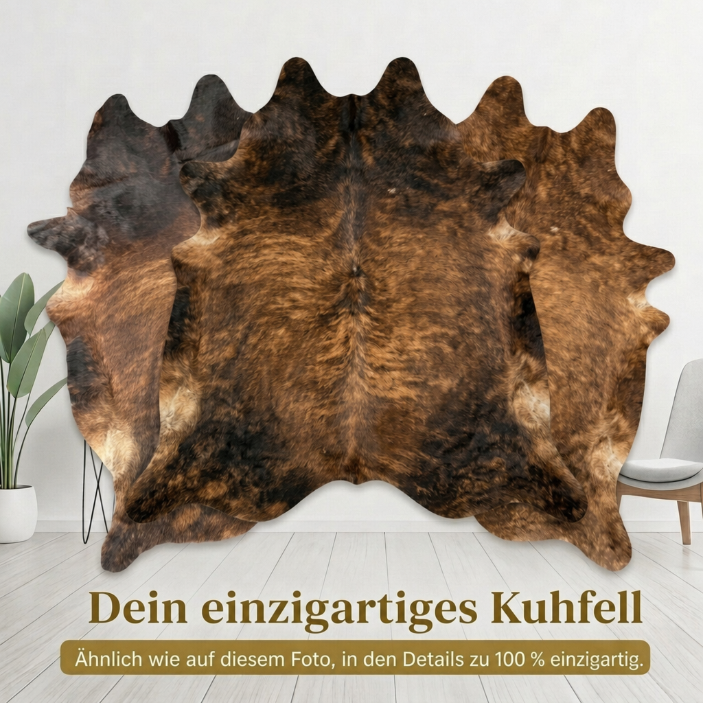 Kuhfell Warmbraun - Bild 6
