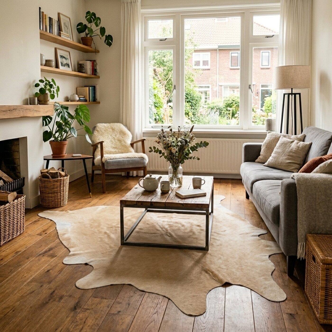 Kuhfell Beige - Bild 2
