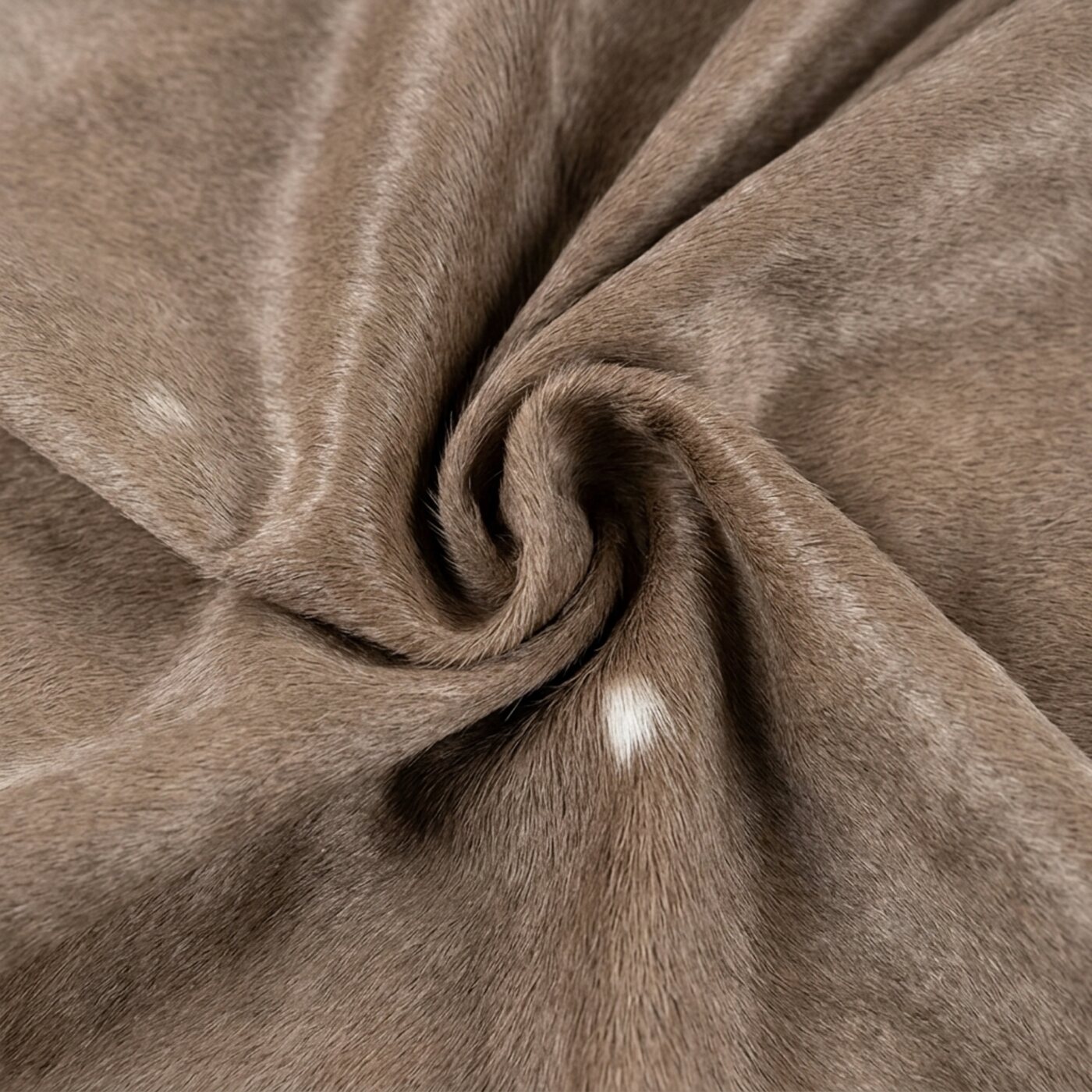 Kuhfell Taupe Meliert - Bild 5