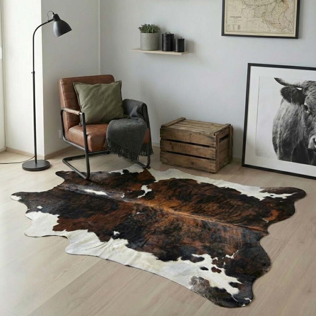 Kuhfellteppich 214x203 cm - Bild 1