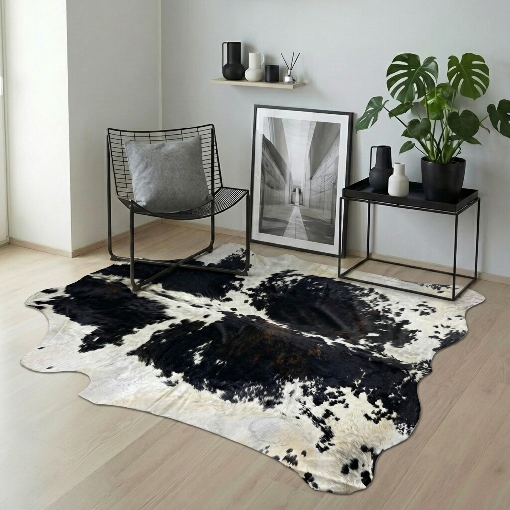 Kuhfellteppich 219x197 cm - Bild 1