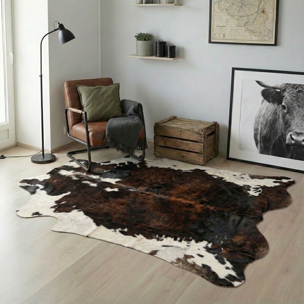 Kuhfellteppich 227x196 cm - Bild 1