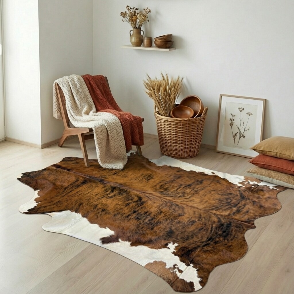 Kuhfellteppich 220x192 cm - Bild 1