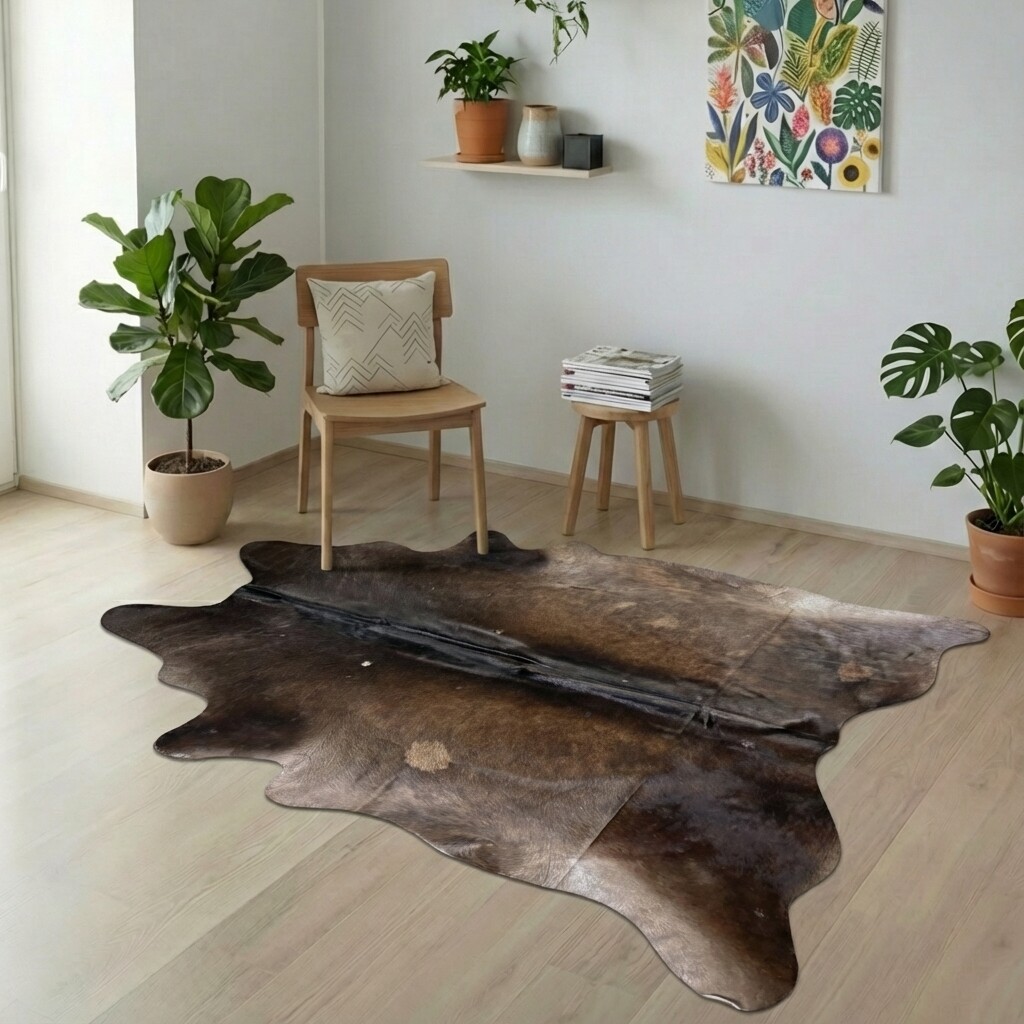 Kuhfellteppich 229x198 cm - Bild 1