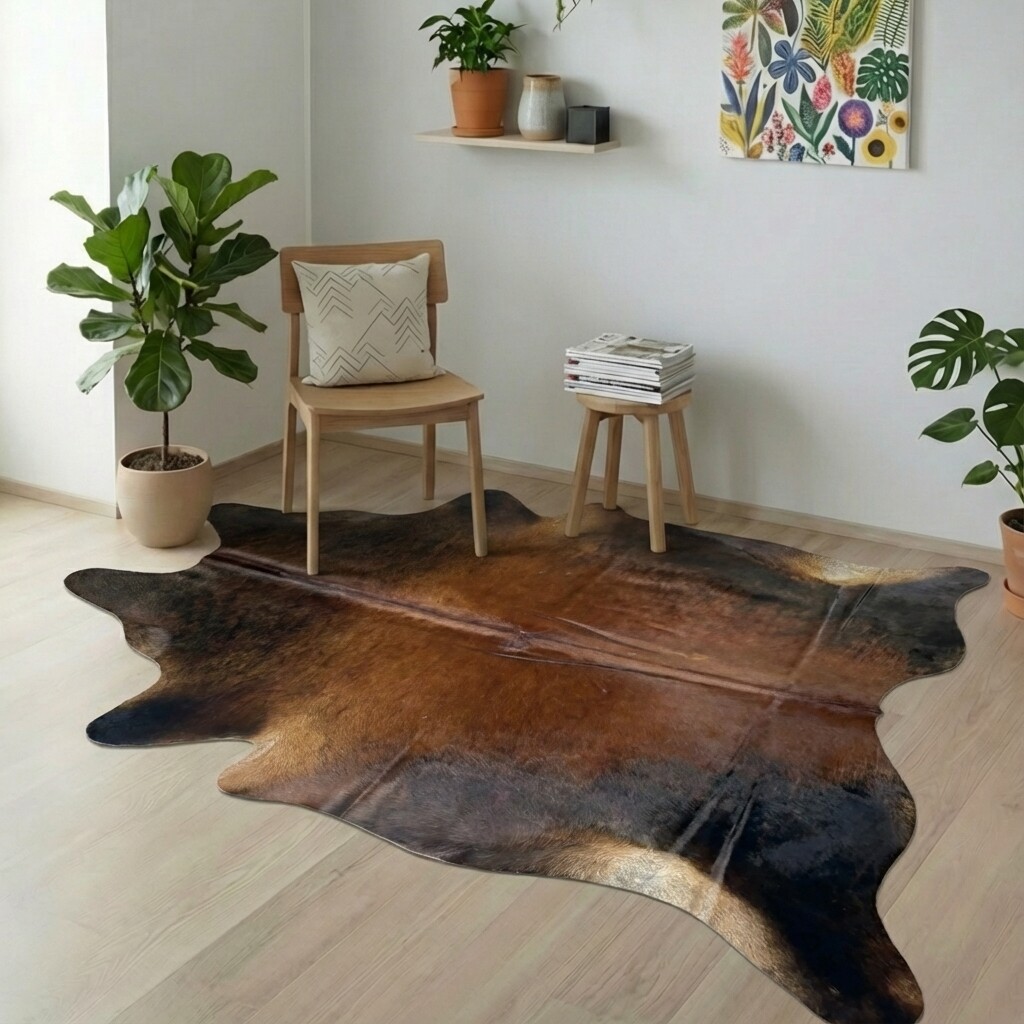 Kuhfellteppich 226x195 cm - Bild 1