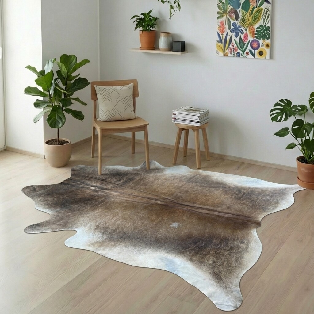 Kuhfellteppich 230x206 cm - Bild 1