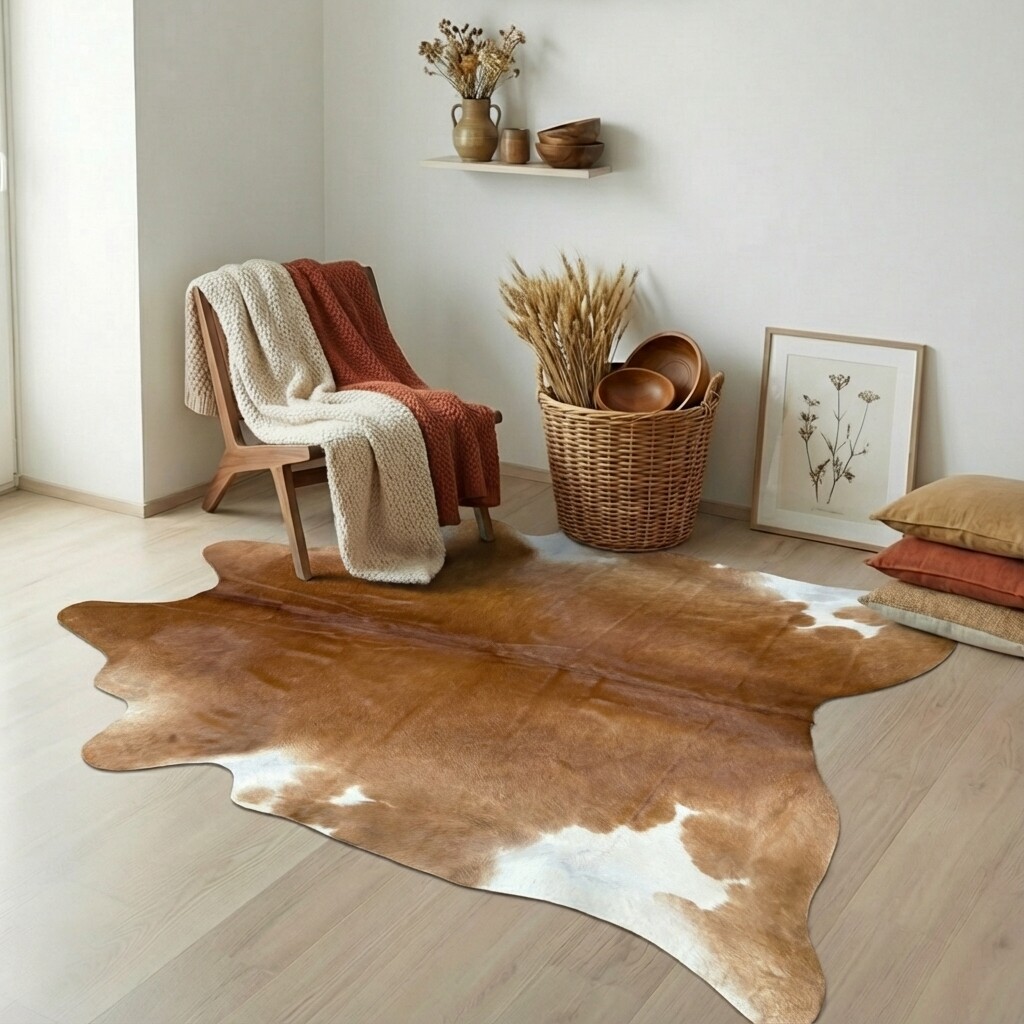 Kuhfellteppich 225x202 cm XL (Groß) - Bild 1