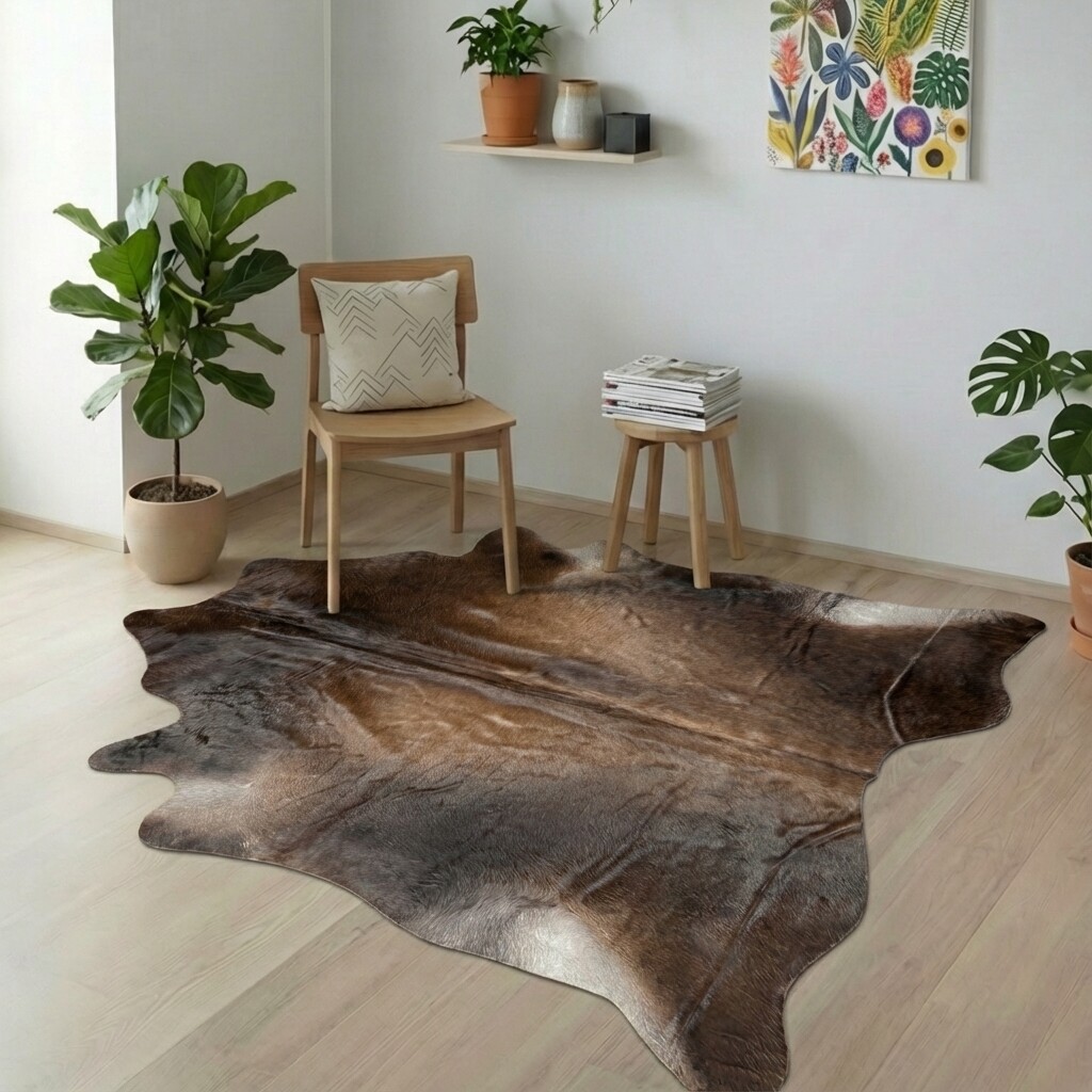 Kuhfellteppich 205x198 cm - Bild 1