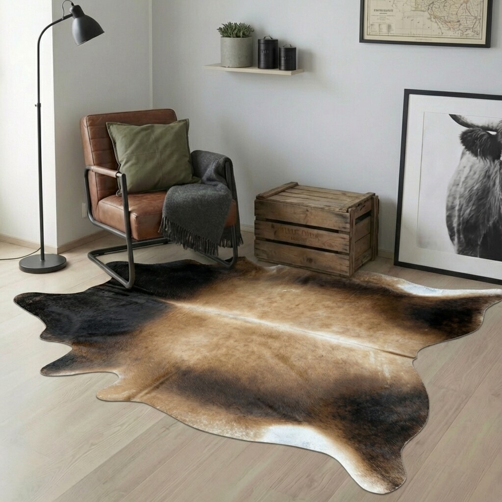 Kuhfellteppich 236x184 cm XL (Groß) - Bild 1