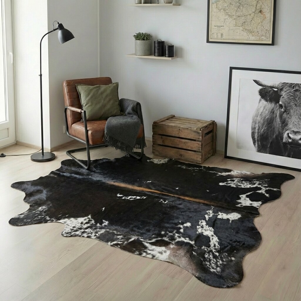 Kuhfellteppich 235x205 cm - Bild 1