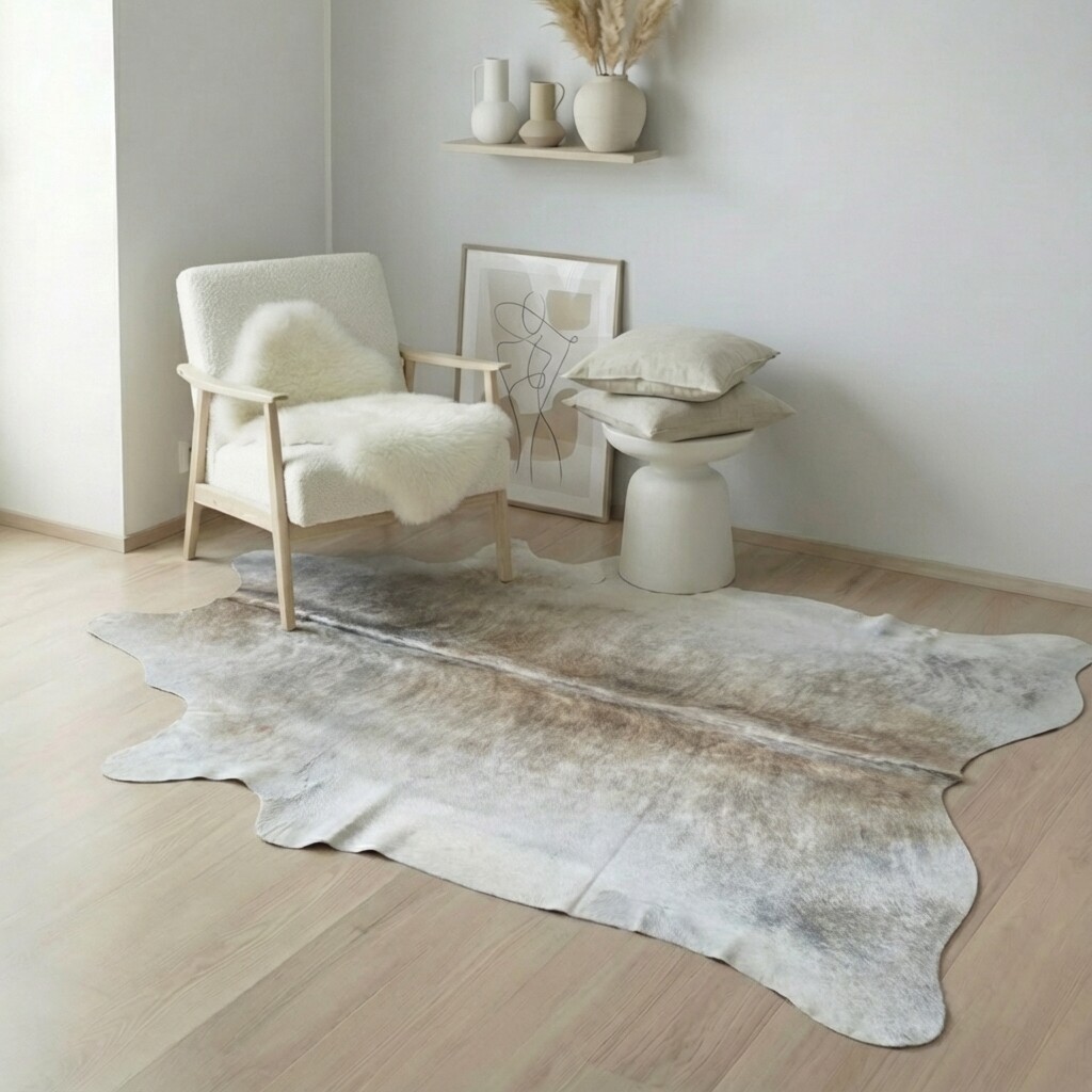 Kuhfell-Teppich 209x175 cm