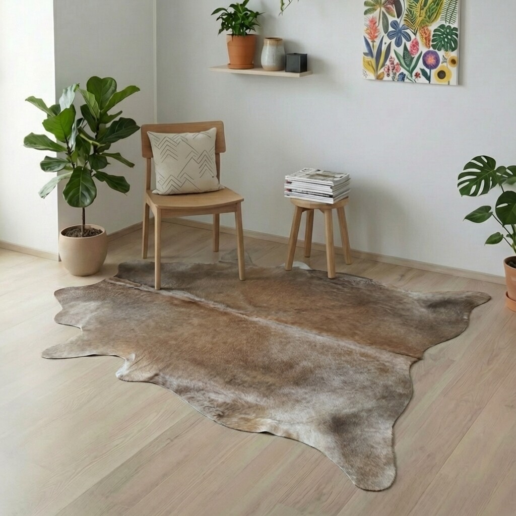 Kuhfellteppich 213x176 cm - Bild 1