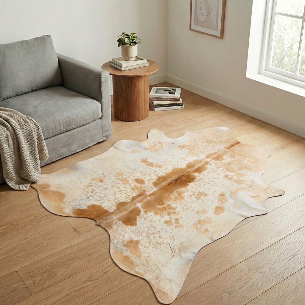 Kuhfell-Teppich 203x191 cm - Bild 1
