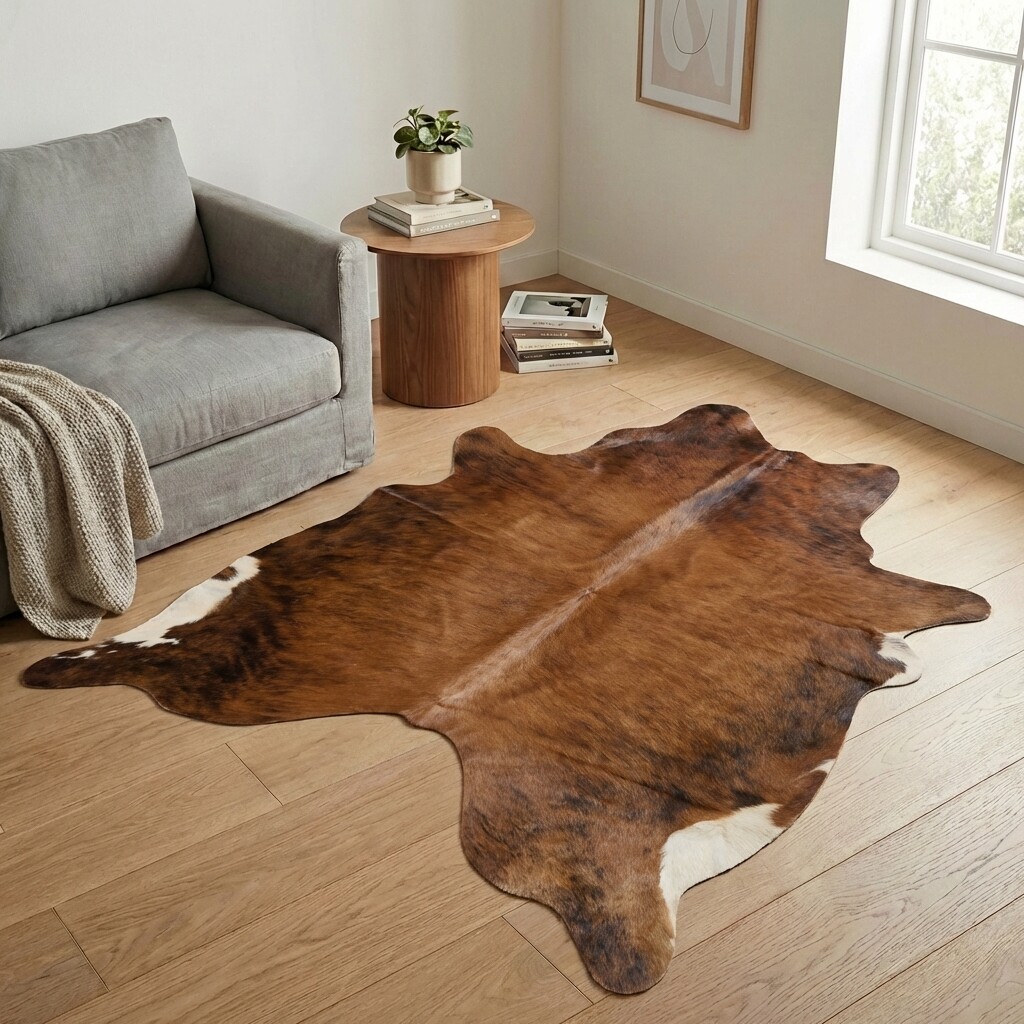 Kuhfell-Teppich 207x189 cm - Bild 1