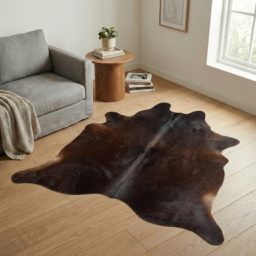 Kuhfell-Teppich 208x187 cm - Bild 1