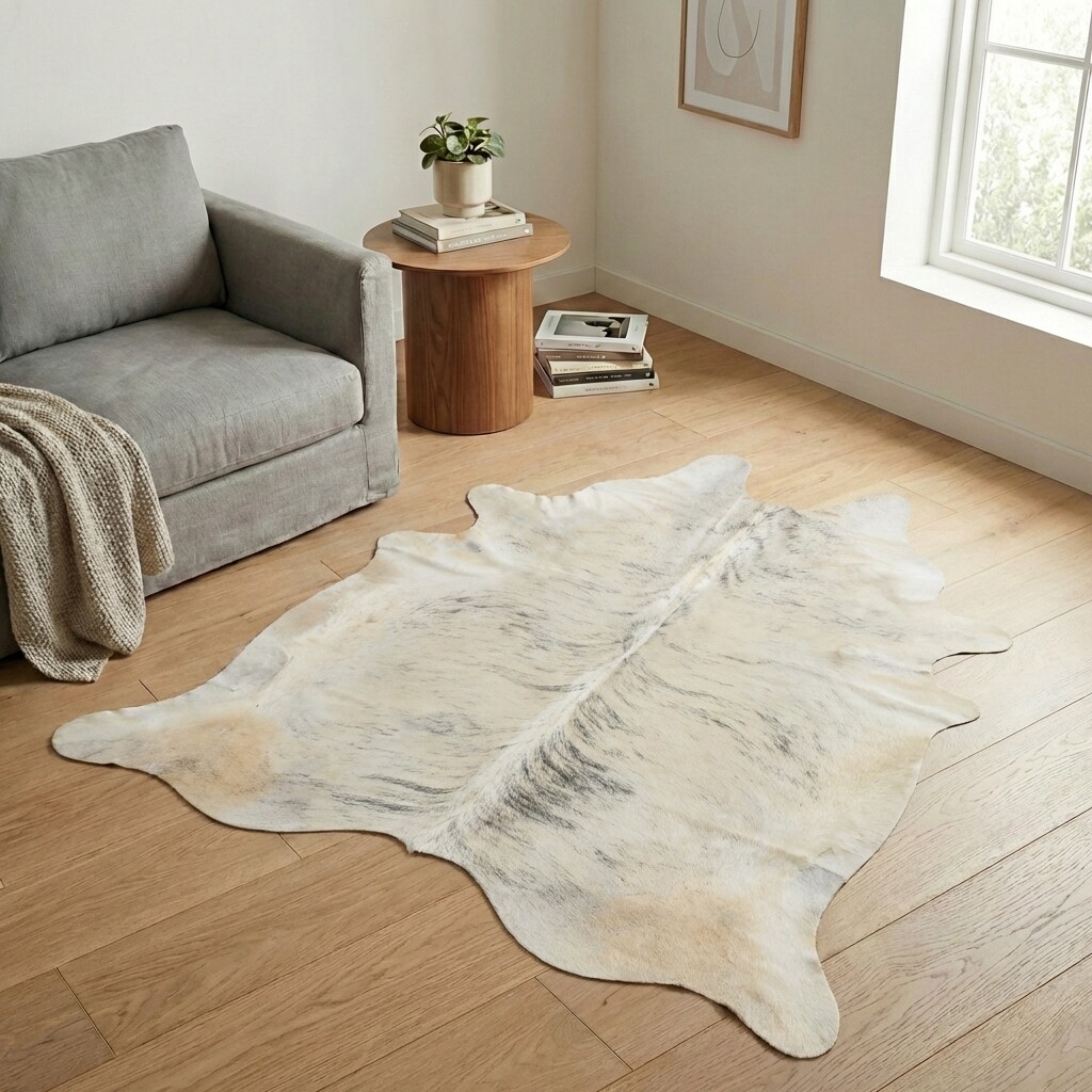 Kuhfell-Teppich 204x174 cm - Bild 1