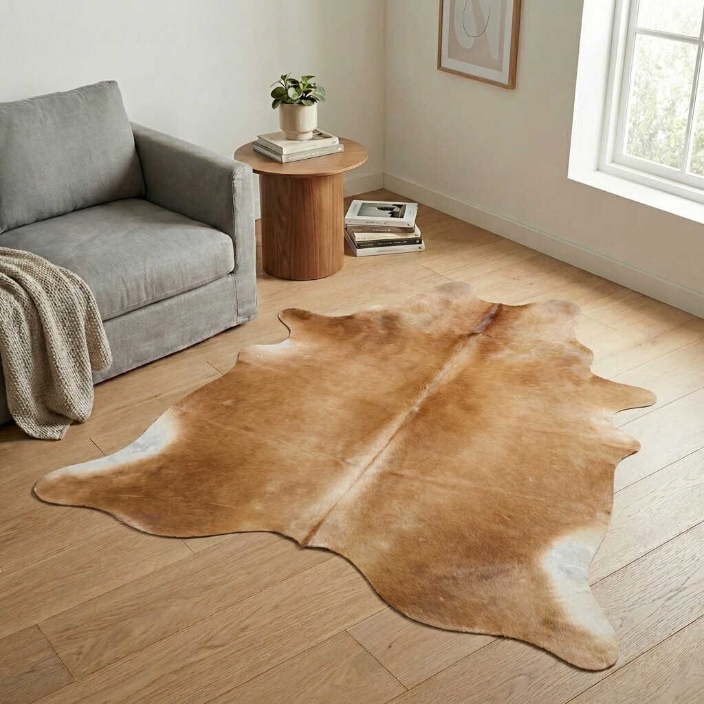 Kuhfell-Teppich 210x191 cm - Bild 1