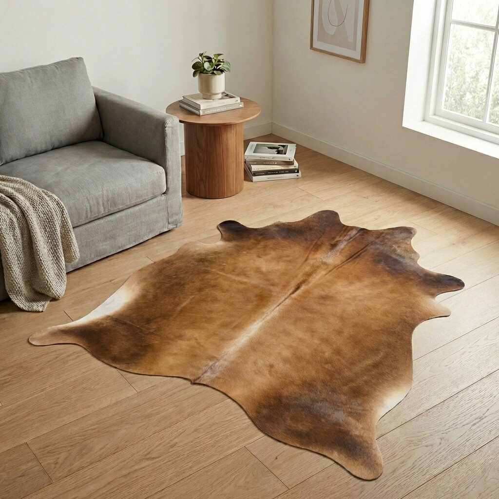 Kuhfell-Teppich 204x176 cm - Bild 1