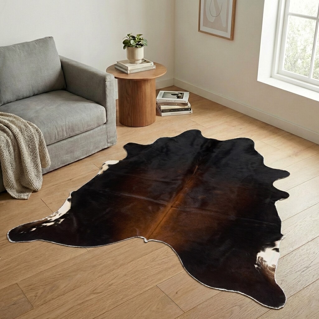 Kuhfell-Teppich 207x200 cm - Bild 1