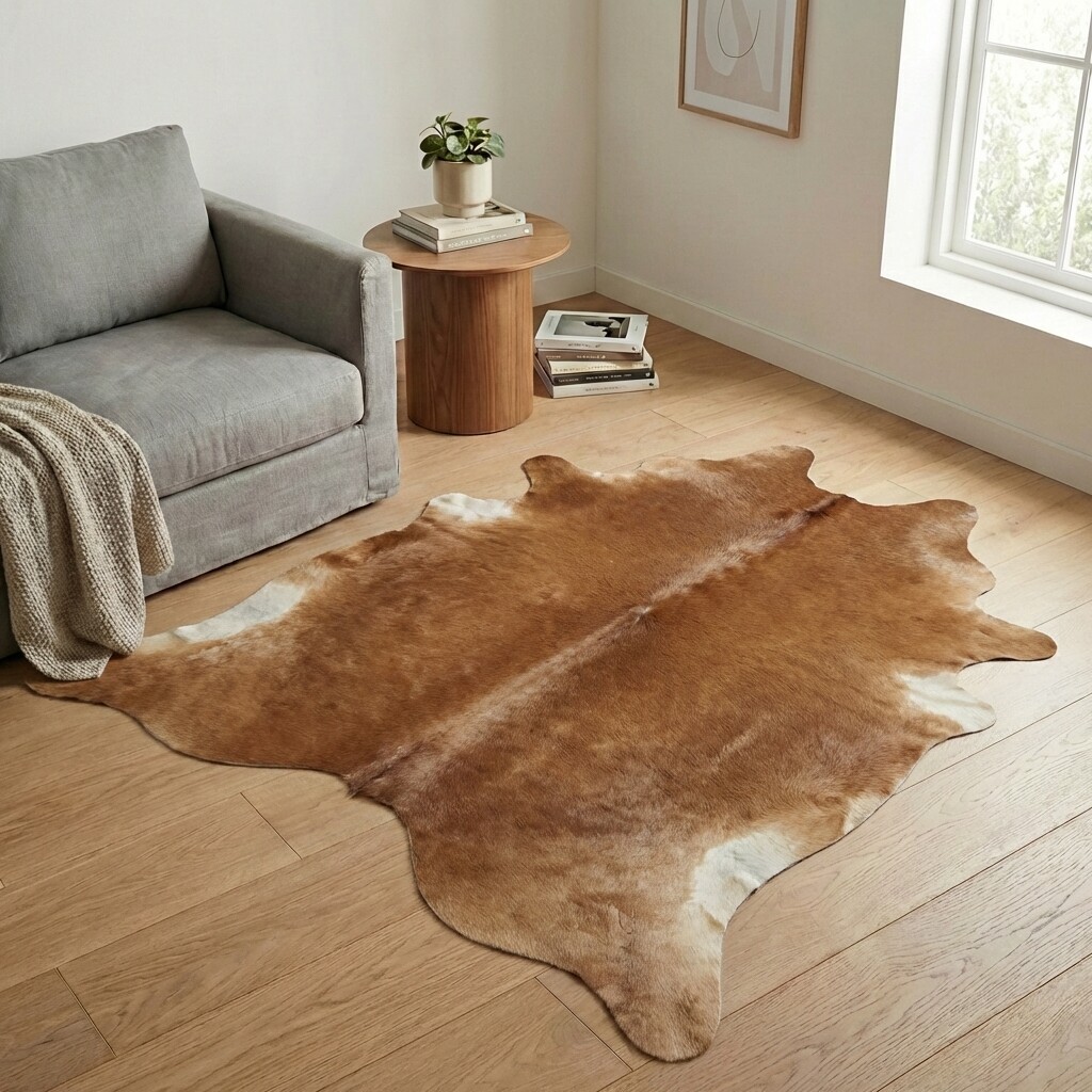 Kuhfell-Teppich 205x177 cm - Bild 1