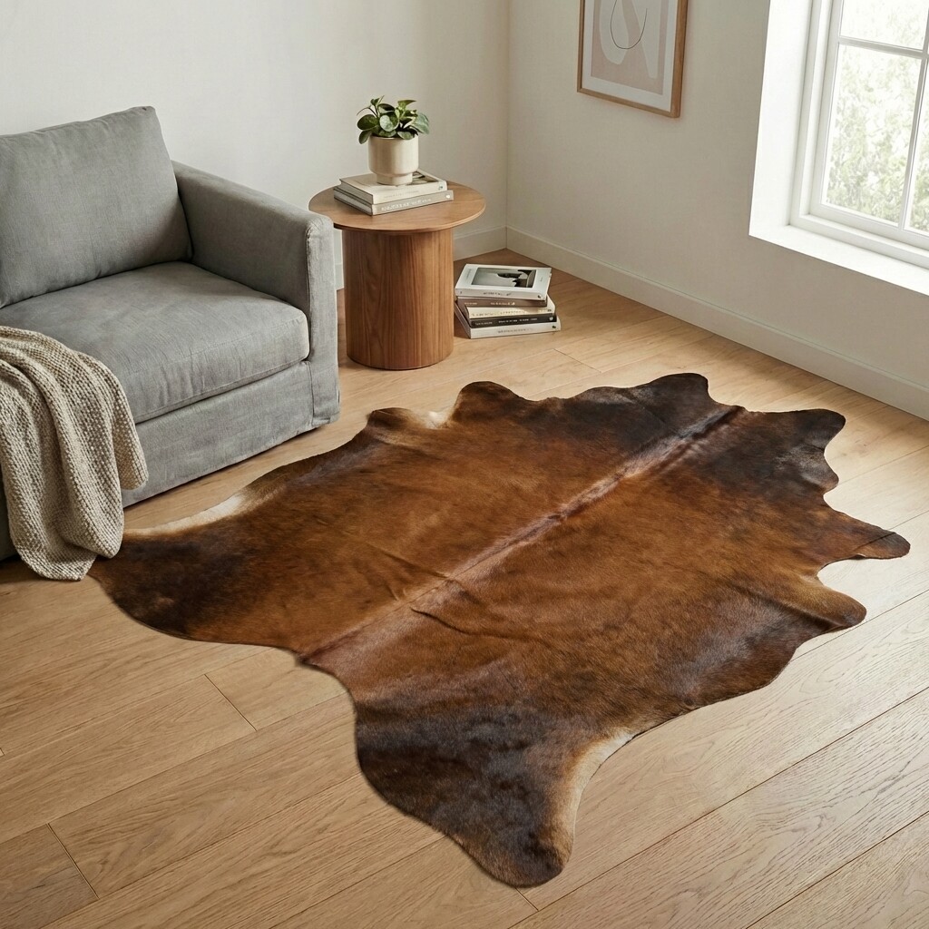 Kuhfell-Teppich 201x175 cm - Bild 1