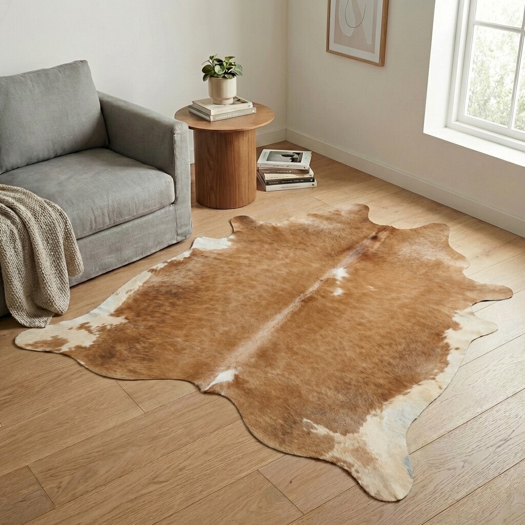 Kuhfell-Teppich 201x192 cm - Bild 1