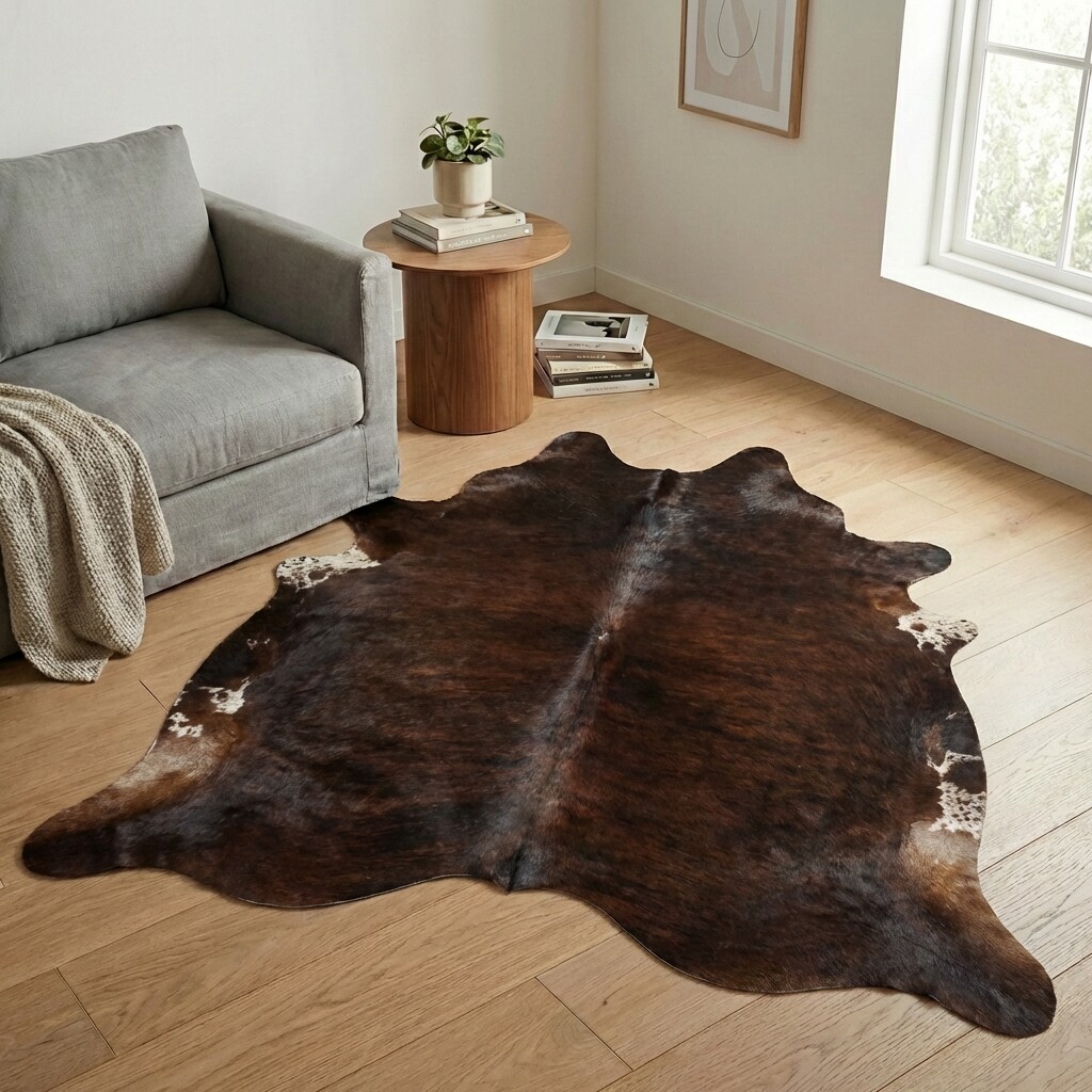 Kuhfell-Teppich 203x199 cm - Bild 1