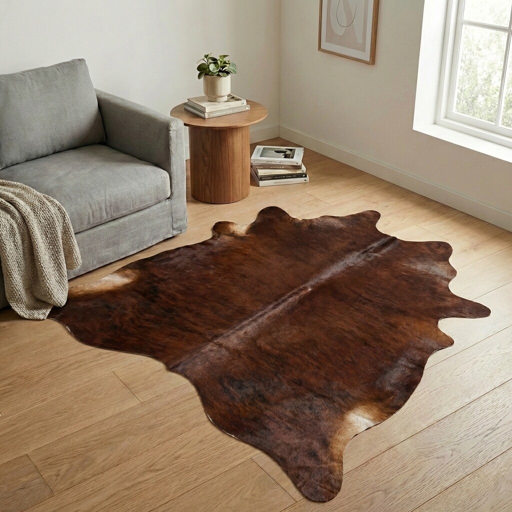 Kuhfell-Teppich 199x188 cm - Bild 1
