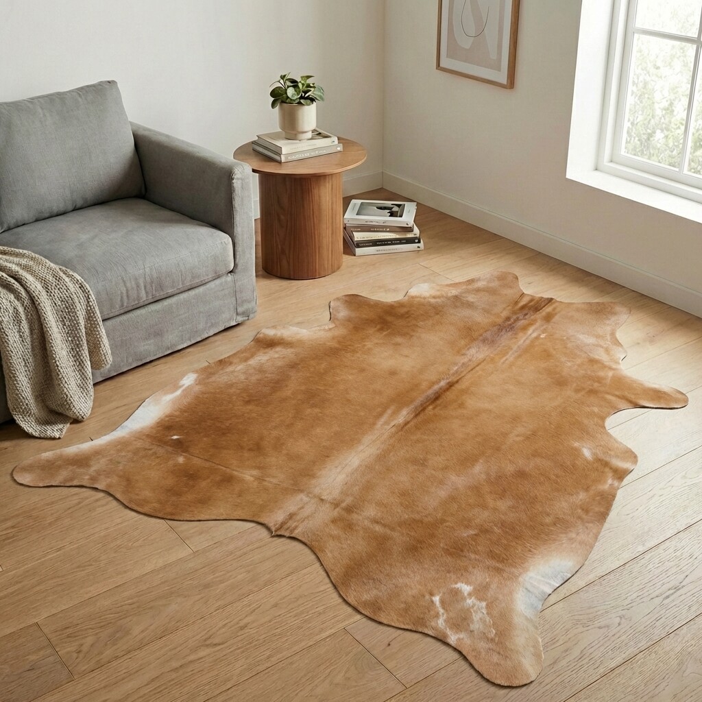 Kuhfell-Teppich 202x179 cm - Bild 1