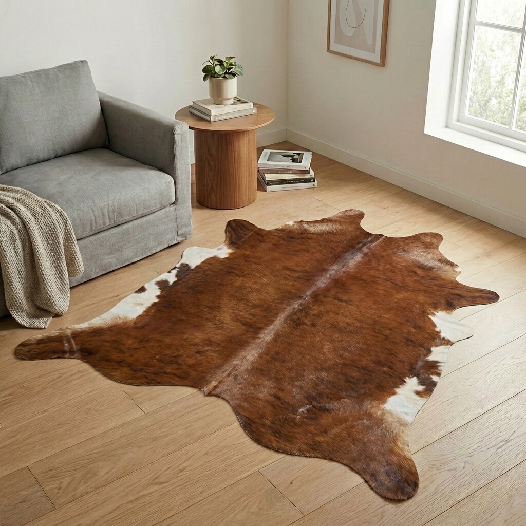 Kuhfell-Teppich 204x190 cm - Bild 1