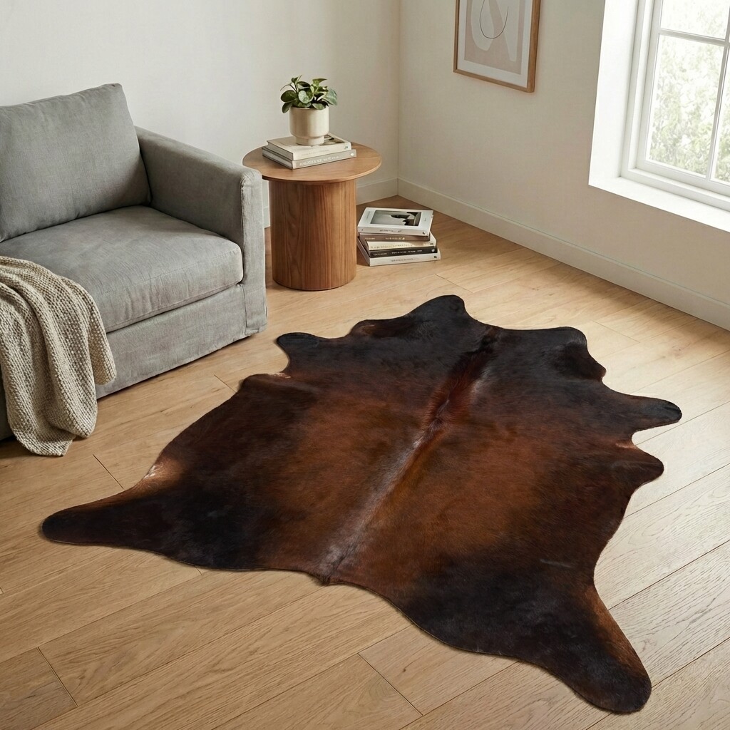 Kuhfell-Teppich 208x196 cm - Bild 1