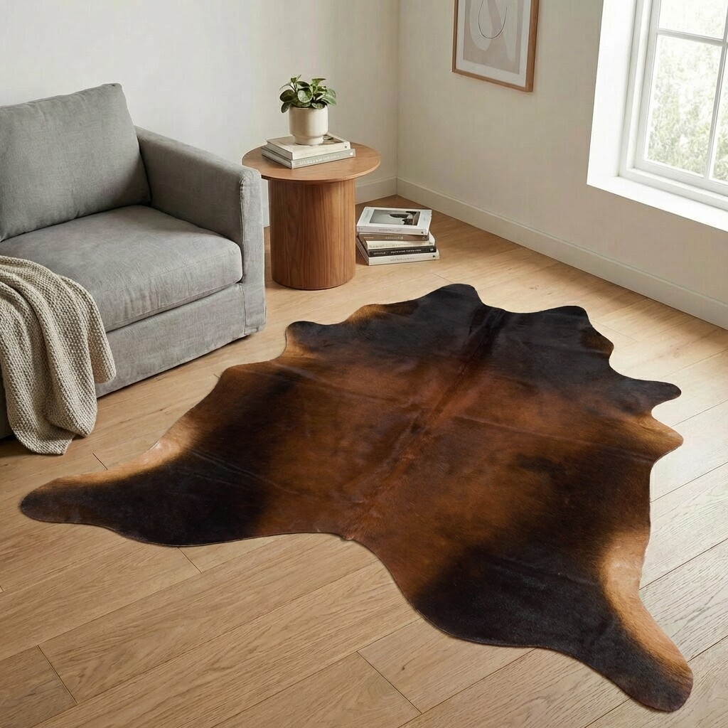 Kuhfell-Teppich 204x203 cm - Bild 1