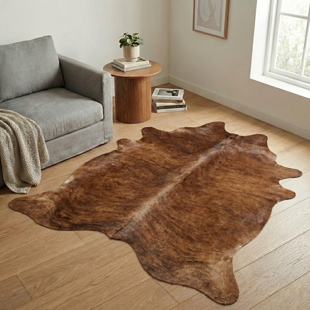 Kuhfell-Teppich 198x185 cm - Bild 1