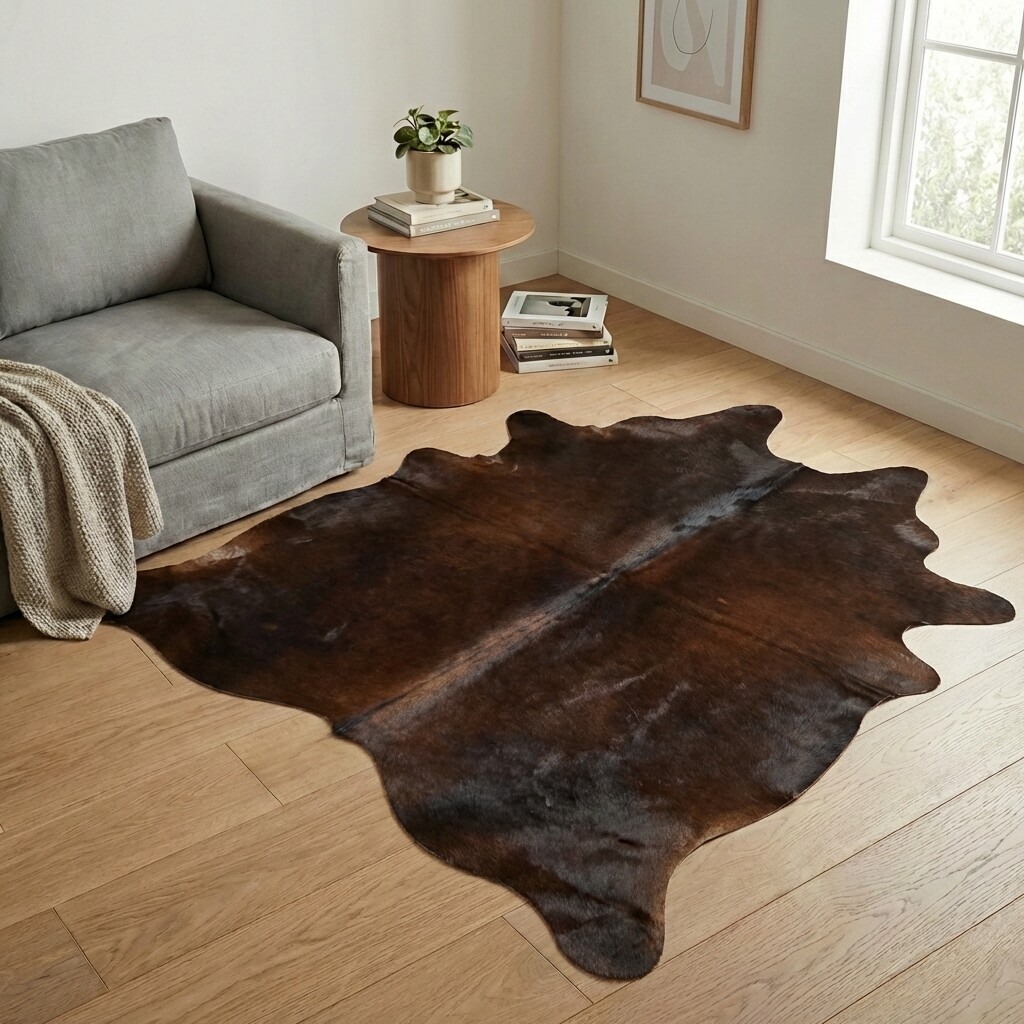 Kuhfell-Teppich 207x179 cm - Bild 1