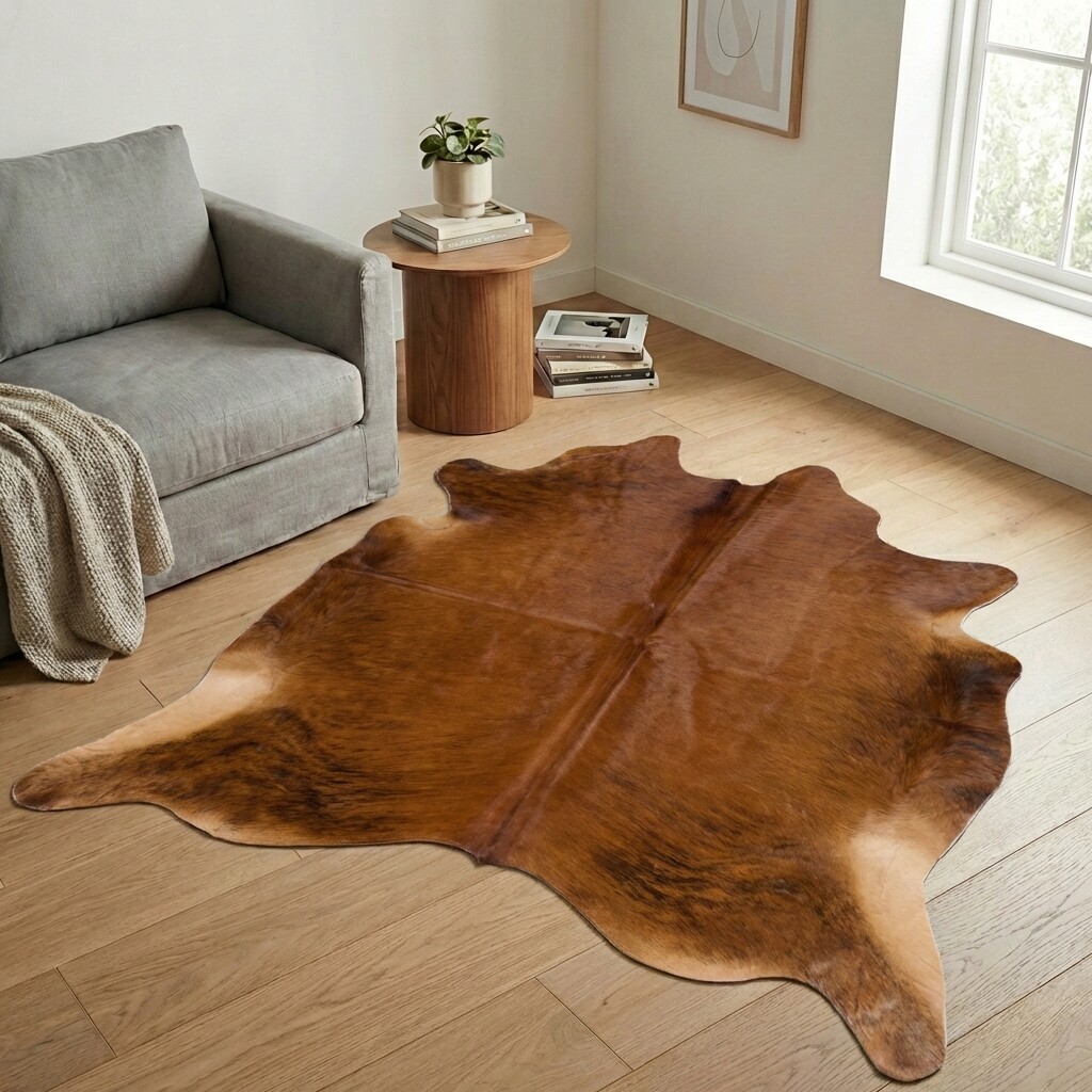 Kuhfell-Teppich 197x188 cm - Bild 1