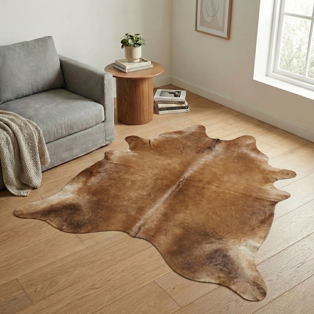 Kuhfell-Teppich 208x195 cm - Bild 1