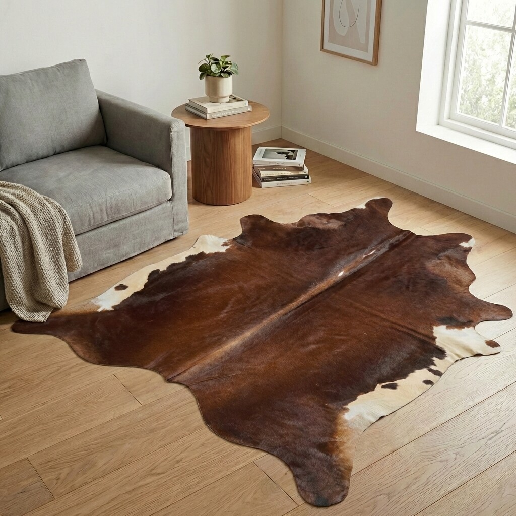 Kuhfell-Teppich 205x203 cm - Bild 1