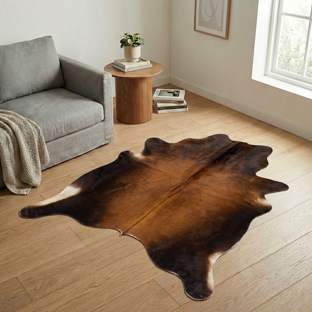 Kuhfell-Teppich 202x194 cm - Bild 1