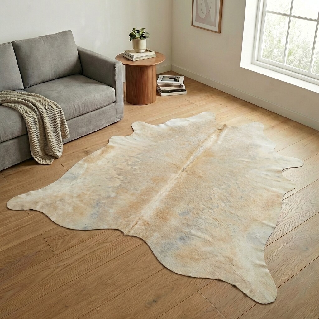 Kuhfell-Teppich 232x230 cm