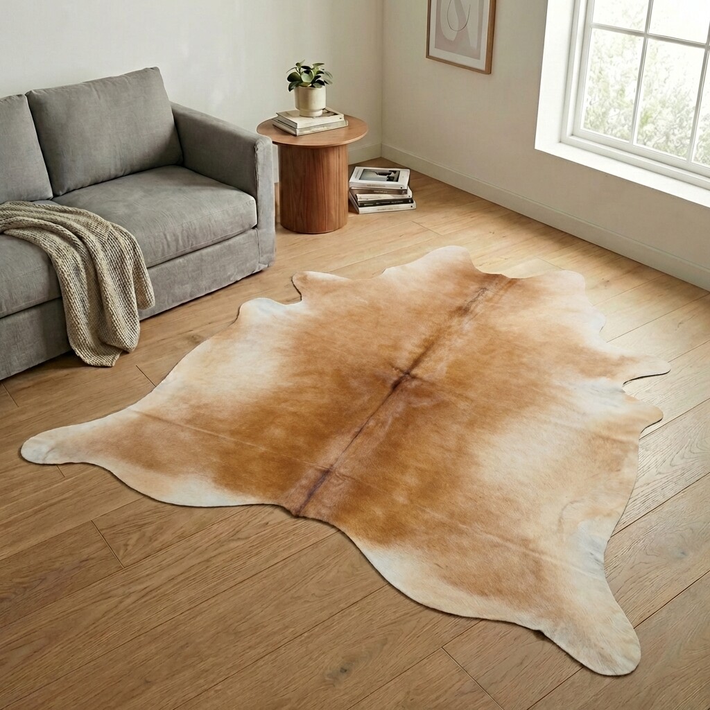 Kuhfell-Teppich 254x218 cm - Bild 1