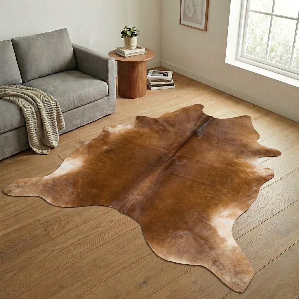 Kuhfell-Teppich 261x232 cm - Bild 1