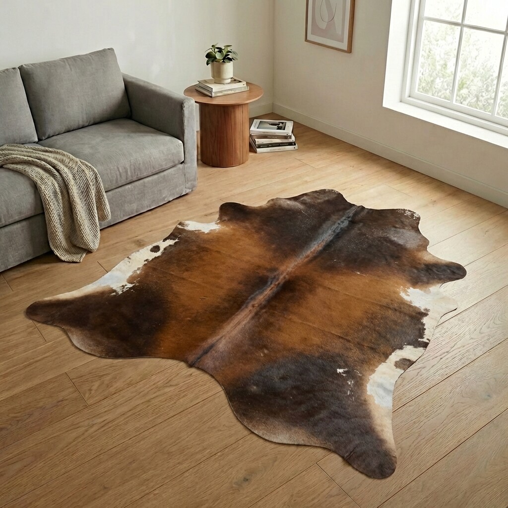 Kuhfell-Teppich 237x218 cm - Bild 1