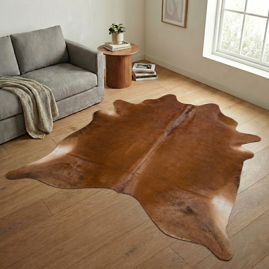 Kuhfell-Teppich 239x217 cm - Bild 1