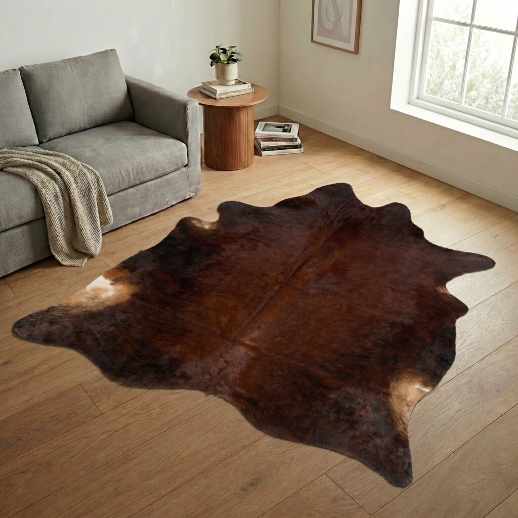 Kuhfell-Teppich 230x223 cm - Bild 1