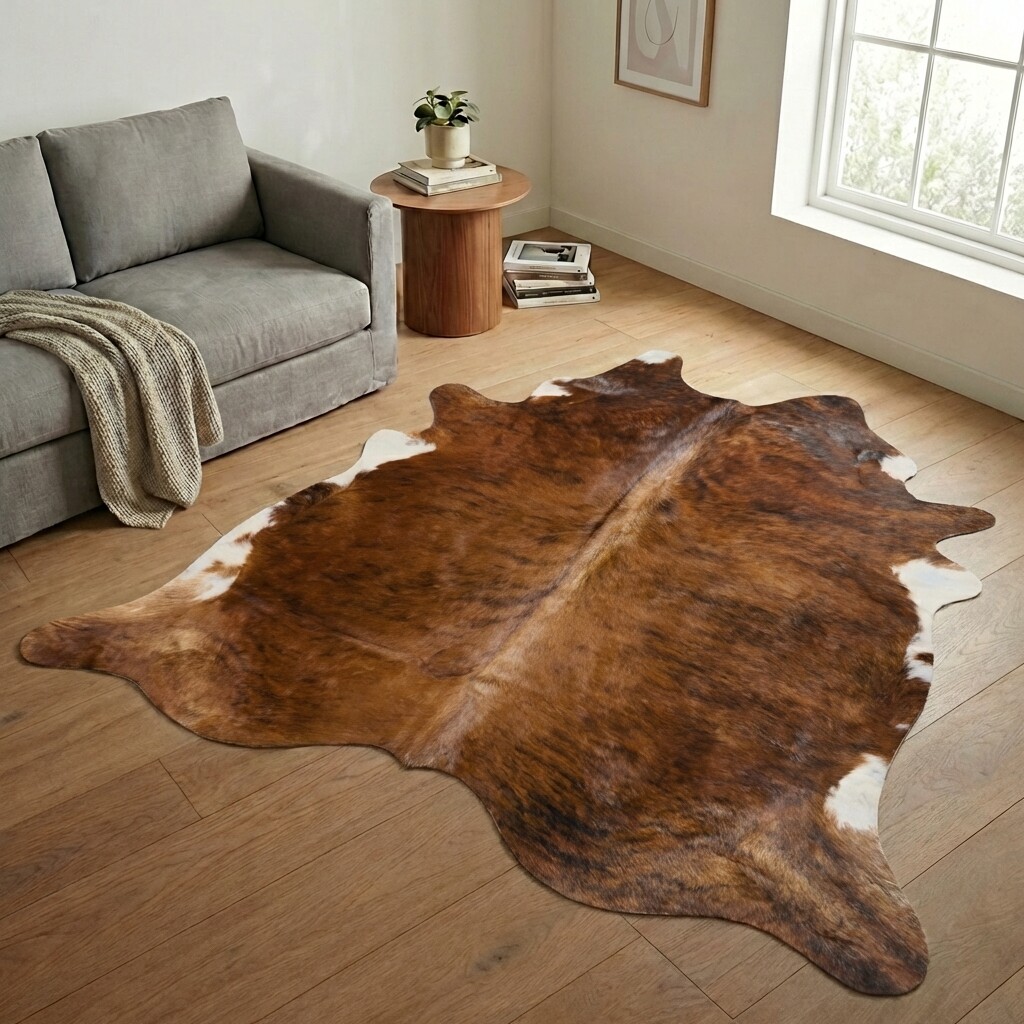 Kuhfell-Teppich 240x231 cm - Bild 1