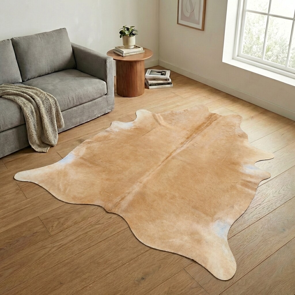 Kuhfell-Teppich 241x223 cm - Bild 1
