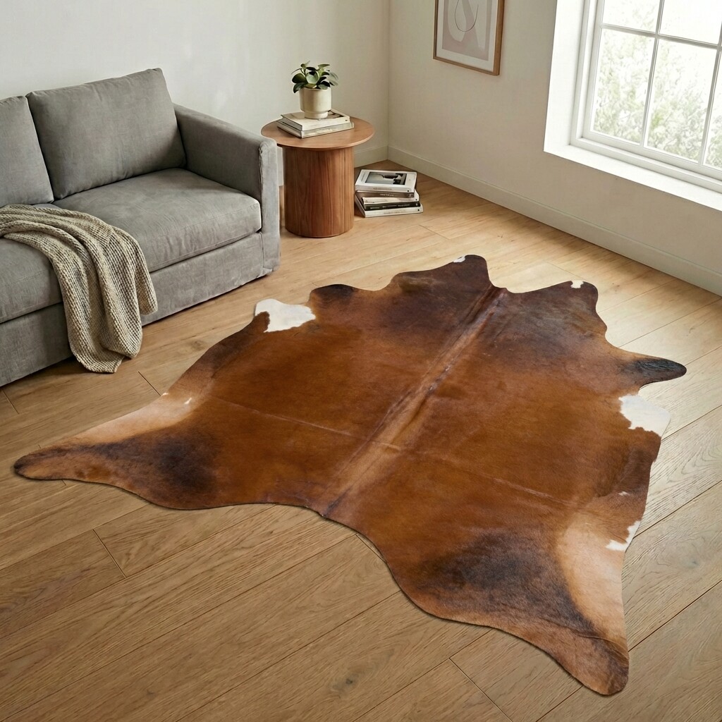 Kuhfell-Teppich 248x221 cm - Bild 1